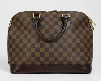 Louis Vuitton Alma Brown PM Hand Bag