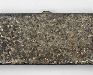 Vintage Ornate Sterling Cigarette Case