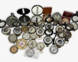 Group of (25) WWI Military Compasses (F)