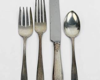 (57pc) Prelude Sterling Flatware Set