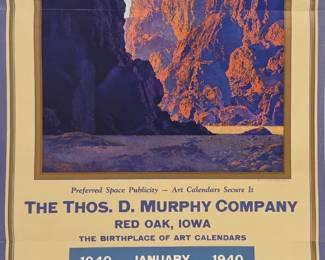 1940 Maxfield Parrish “Arizona” Art Calendar