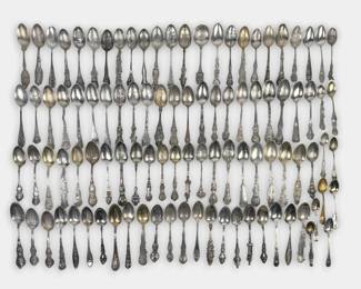 Sterling Silver Illinois State Collectible Spoons