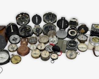 Group of (25) Various Compasses (O)