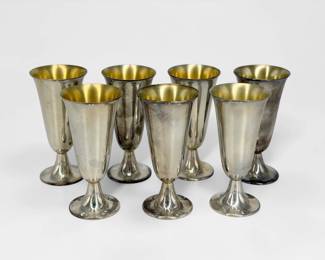 (7) Tiffany & Co Sterling Silver Cordials