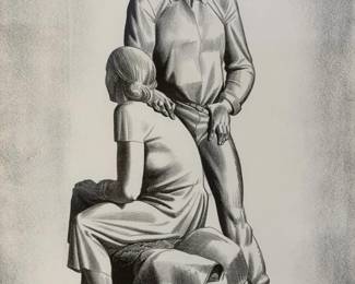 Rockwell Kent “And Now Where?” Lithograph