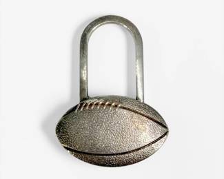 Tiffany & Co Super Bowl 40 Sterling Football Key Holder