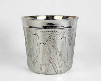 Tiffany & Co Sterling "Cattails" Champagne Cooler