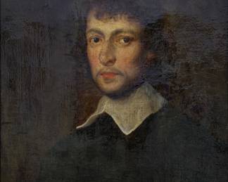 Attributed to Robert Walker “Portrait of Henry Ireton” Oil on Canvas