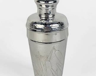Tiffany & Co Sterling "Cattails" Cocktail Shaker