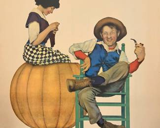 Maxfield Parrish “Peter, Peter, Pumpkin Eater” Lithograph