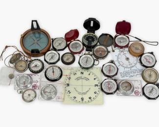 Group of (25) Various Compasses (N)