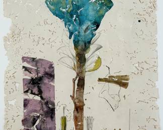 Bob Nugent “Flora Brasiliensis #53” Mixed-Media Collage