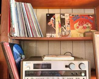 Sony STR-6800SD AM/FM stereo receiver and records