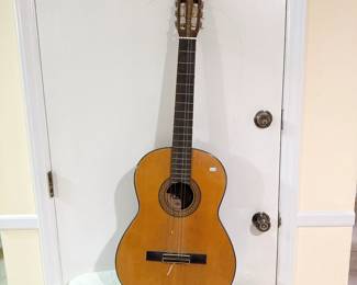 vintage Japanese made classical acoustic guitar