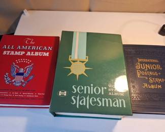 Collection of U.S. and International Stamp Albums