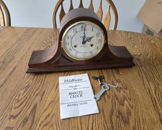 Waltham Napoleon Mantel Clock  31 Day Chime
