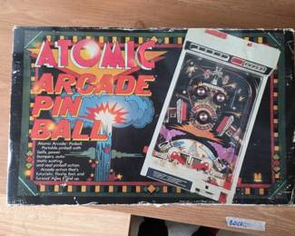 Tomy Atomic Arcade Pinball Game with Original Box