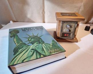 United States Liberty Stamp Album with Decorative Lockbox