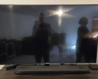 Sony 55 Flat Screen TV with Sony Soundbar