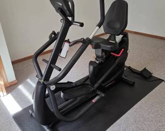 Inspire Recumbent Elliptical Cross Trainer with Mat  Manuals