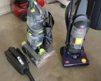 Assorted Vacuum  Carpet Cleaning Appliances