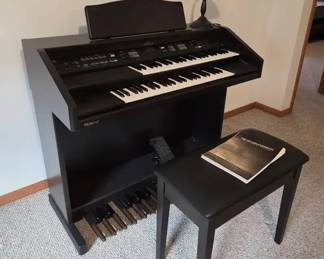 Roland Atelier Dual Keyboard Organ with Bench  Pedals