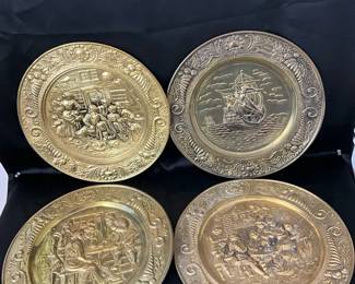 Embossed Brass Wall Plates