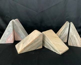 Marble Slab Bookends