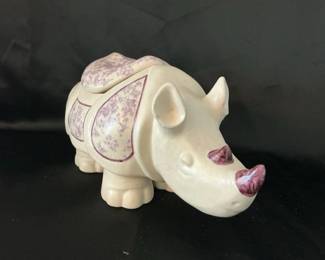 Rhino Cookie Jar