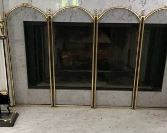 Fireplace Tools And Screen
