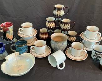 Assorted Colorful Pottery