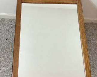 Wooden Weaved Wall Hanging Mirror