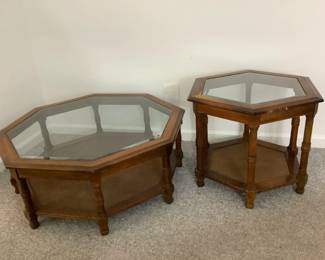 Wooden Octagonal Hexagon Tables