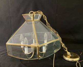 Vintage Brash Finish Chandelier