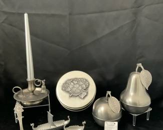 Handcrafted Pewter Collectibles