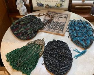 antique beaded bags