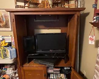handmade children’s furniture set, entertainment cabinet