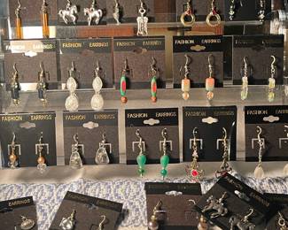 Just SOME of the costume jewelry and jewelry making supplies available -- vintage and artist-made