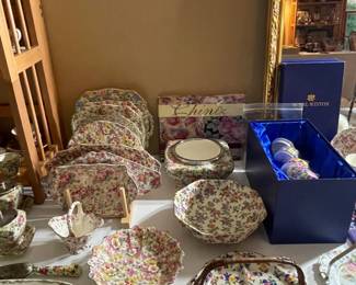 Sweet collection of Chintz... several patterns and serving pieces
