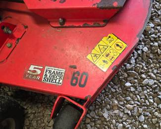 Gravely 60 in Zero turn mower