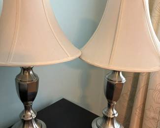 Lamps 2 With White Shades