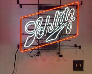  021 Schlitz Beer Neon Sign