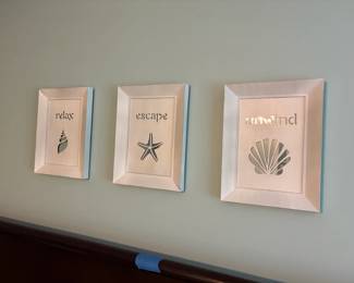 Relax, Escape, Unwind Framed Pictures