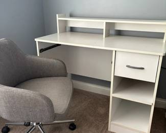 Desk And Swivel Chair