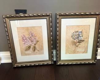 Lilac Print And Hydrangea Print