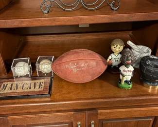 Football, Baseballs, Bobbleheads, And Other Items