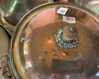 #212	copper chaffing dish 	 $20.00 			