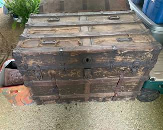 #118	Vintage Trunk (as is condition) - 34x20x24	 $25.00 			