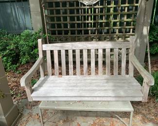 #124	Wooden Swing - 4 Feet - No Chain and Weathered	 $30.00 			