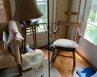 #012	Iron Base Floor Lamp - 55" Tall	 $75.00 			